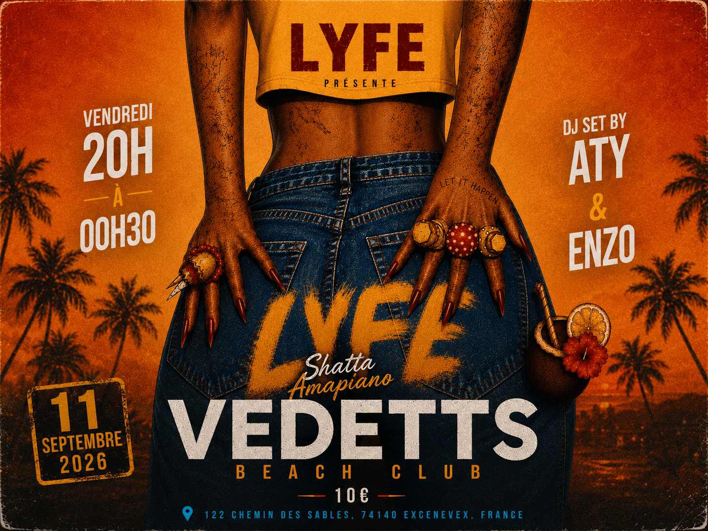 Affiche officielle de la soirée LYFE du vendredi 11 septembre 2026
